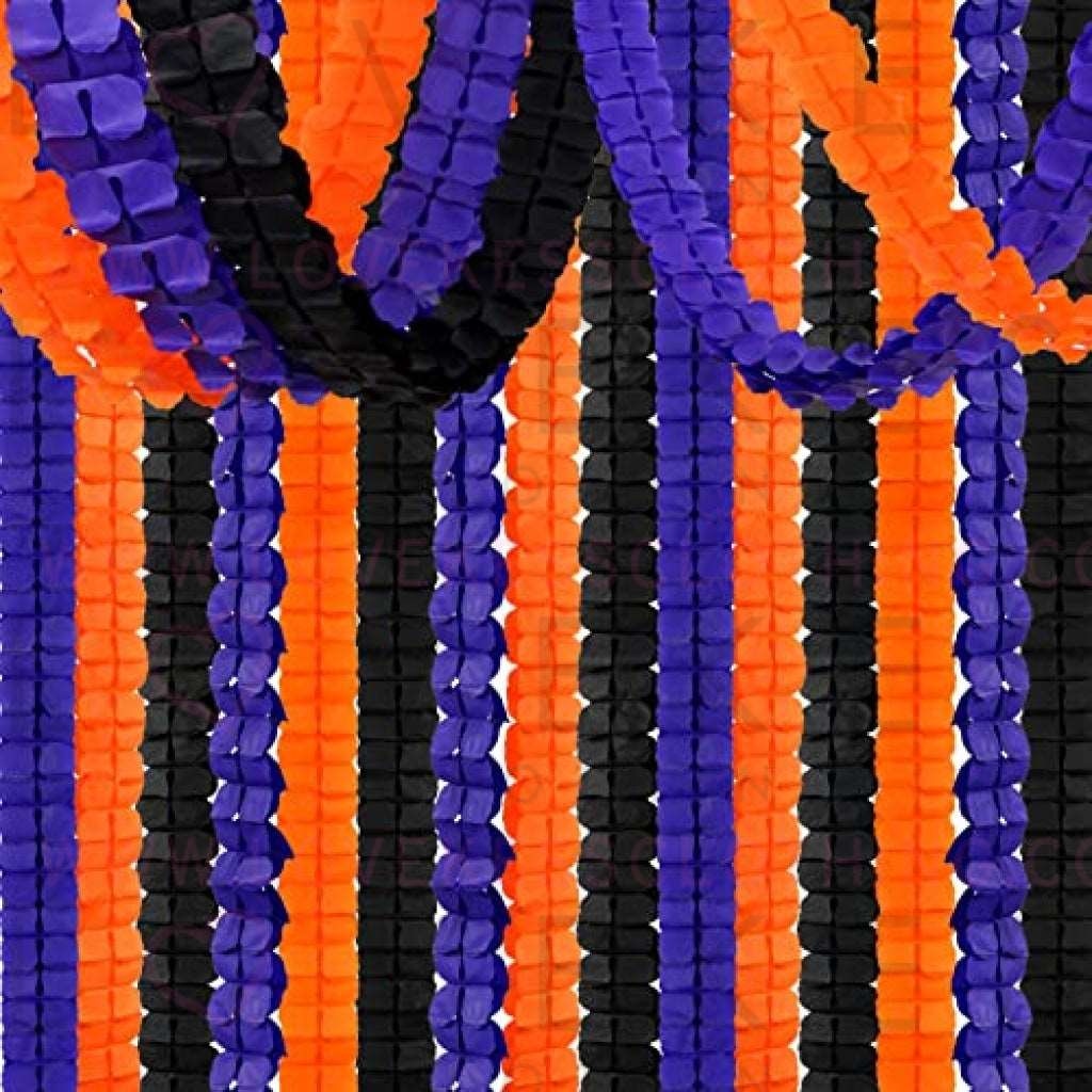 LoveKess Clothing - Black-Orange Purple Halloween