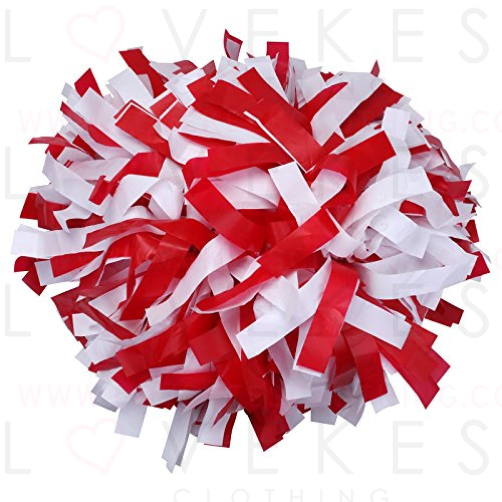 Cheerleader Pompom red-white 