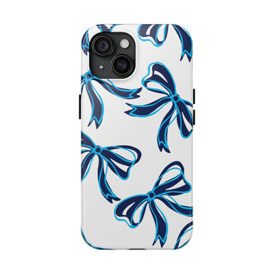 Trendy Bow Phone Case, Bed Party Bow Iphone case, Bow Phone Case, - Villanova, Wildcats, Penn State, UConn,