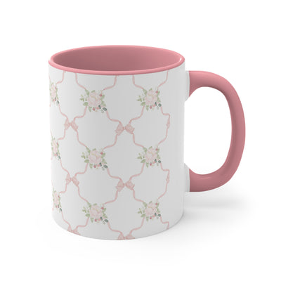 11oz Coquette Pink Bow Coffee Mug