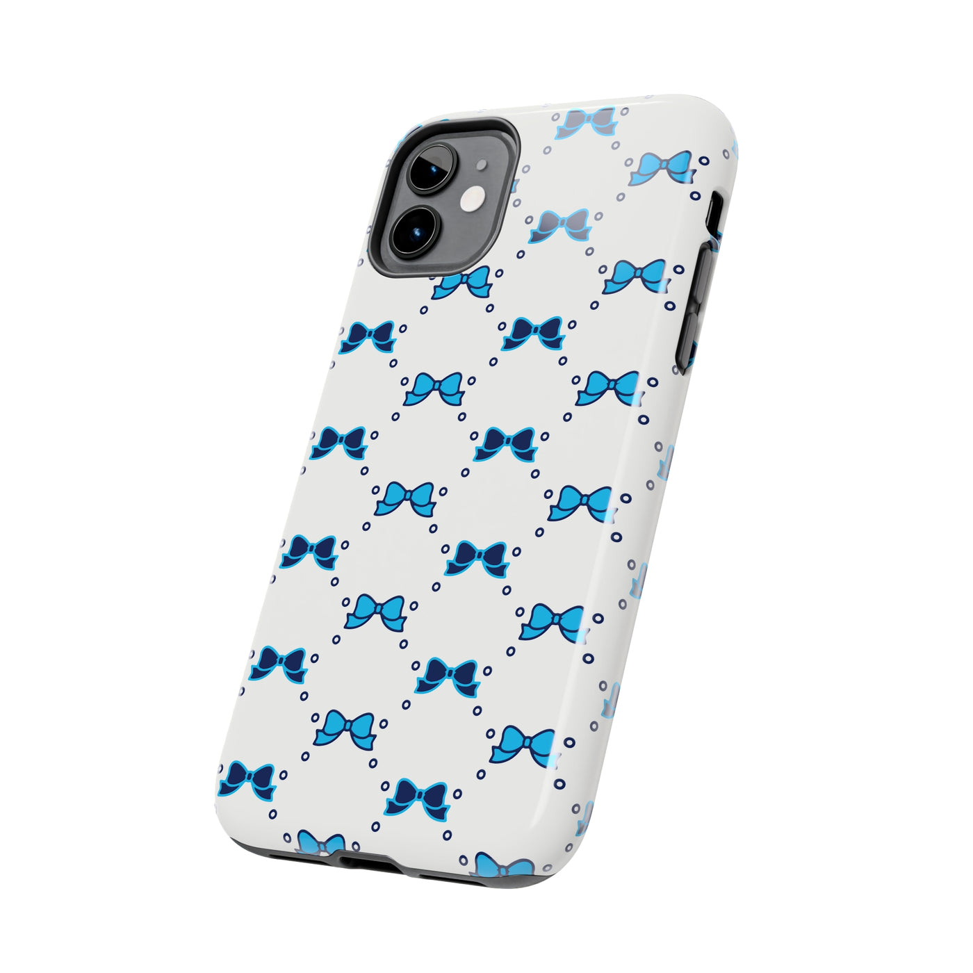Pretty Little Bow Phone Case, Bed Party Bow Iphone case, Bow Phone Case, College Case, Bow Gift - Bow Aesthetic, Villanova, PSU, Blue Bow