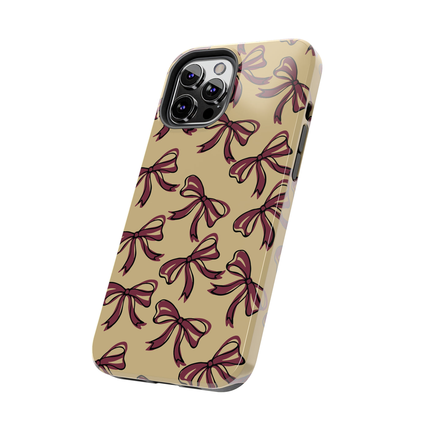 Small Bow FSU Phone Case - Gold