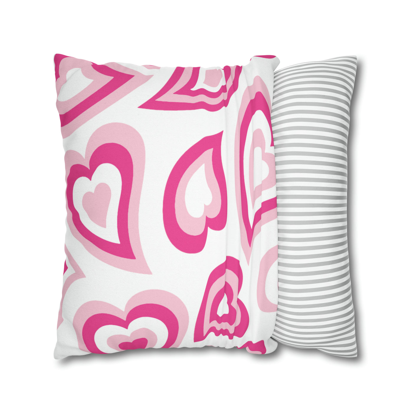 Barbie Retro Heart Pillow Cover - Pink Heart Pillow Cover, Heart Pillow, Pink Hearts, Valentine’s Day, Barbie Pillow, Barbie Dreamhouse
