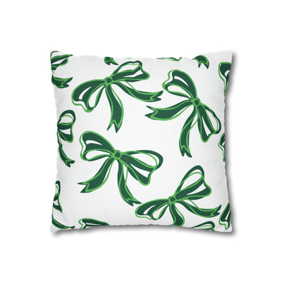 Trendy Bow College Pillow Cover - Dorm Pillow,Graduation Gift,Bed Party Gift,Acceptance Gift,College Gift, Binghamton Bearcats, BING