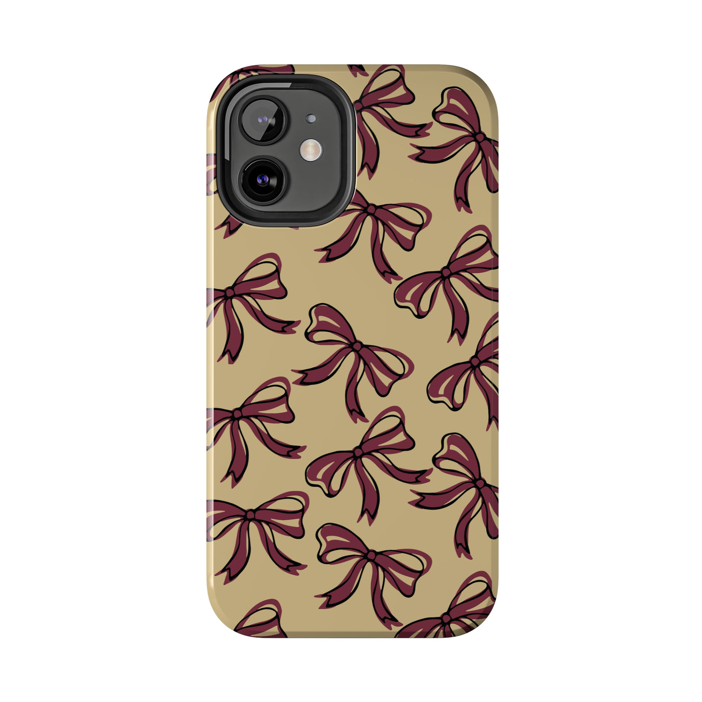 Small Bow FSU Phone Case - Gold