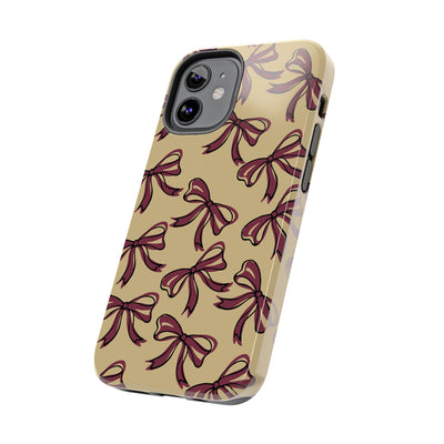 Small Bow FSU Phone Case - Gold