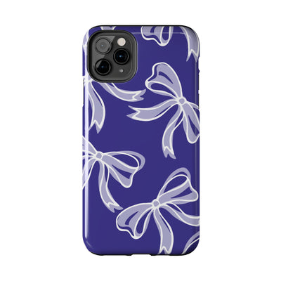 Trendy Bow Phone Case, Bed Party Bow Iphone case, Bow Phone Case, Northwestern, Purple and White, High Point, iphone13, iphone 14