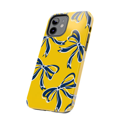 Trendy Bow Phone Case, Bed Party Bow Iphone case, Bow Phone Case, Bow Gifts - Michigan Wolverines - Hail Yeah