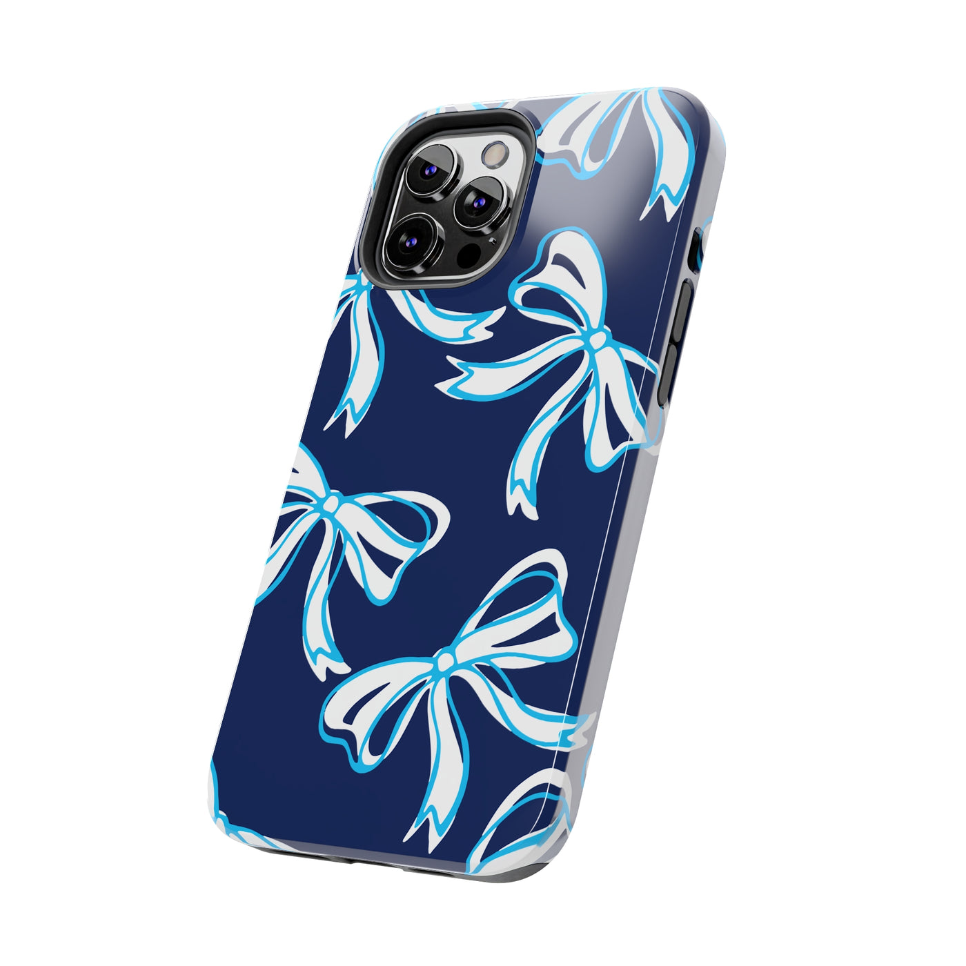 Trendy Bow Phone Case, Bed Party Bow Iphone case, Bow Phone Case, - Villanova, Wildcats, Penn State, UConn,
