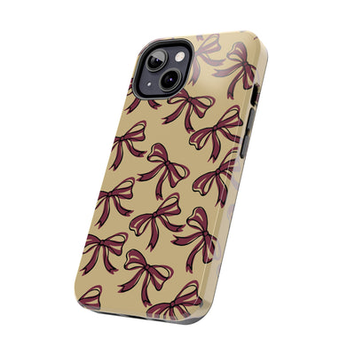 Small Bow FSU Phone Case - Gold