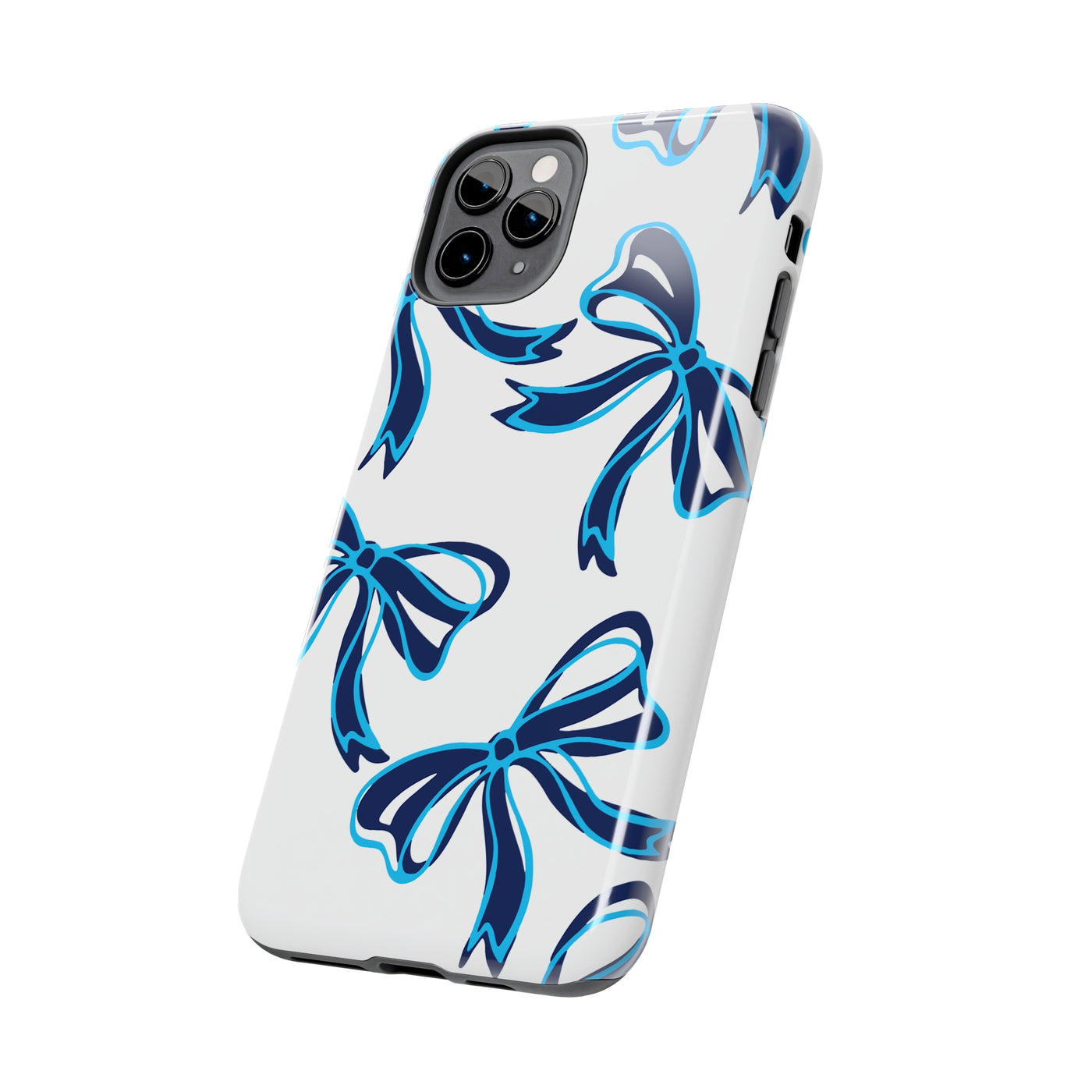 Trendy Bow Phone Case, Bed Party Bow Iphone case, Bow Phone Case, - Villanova, Wildcats, Penn State, UConn,