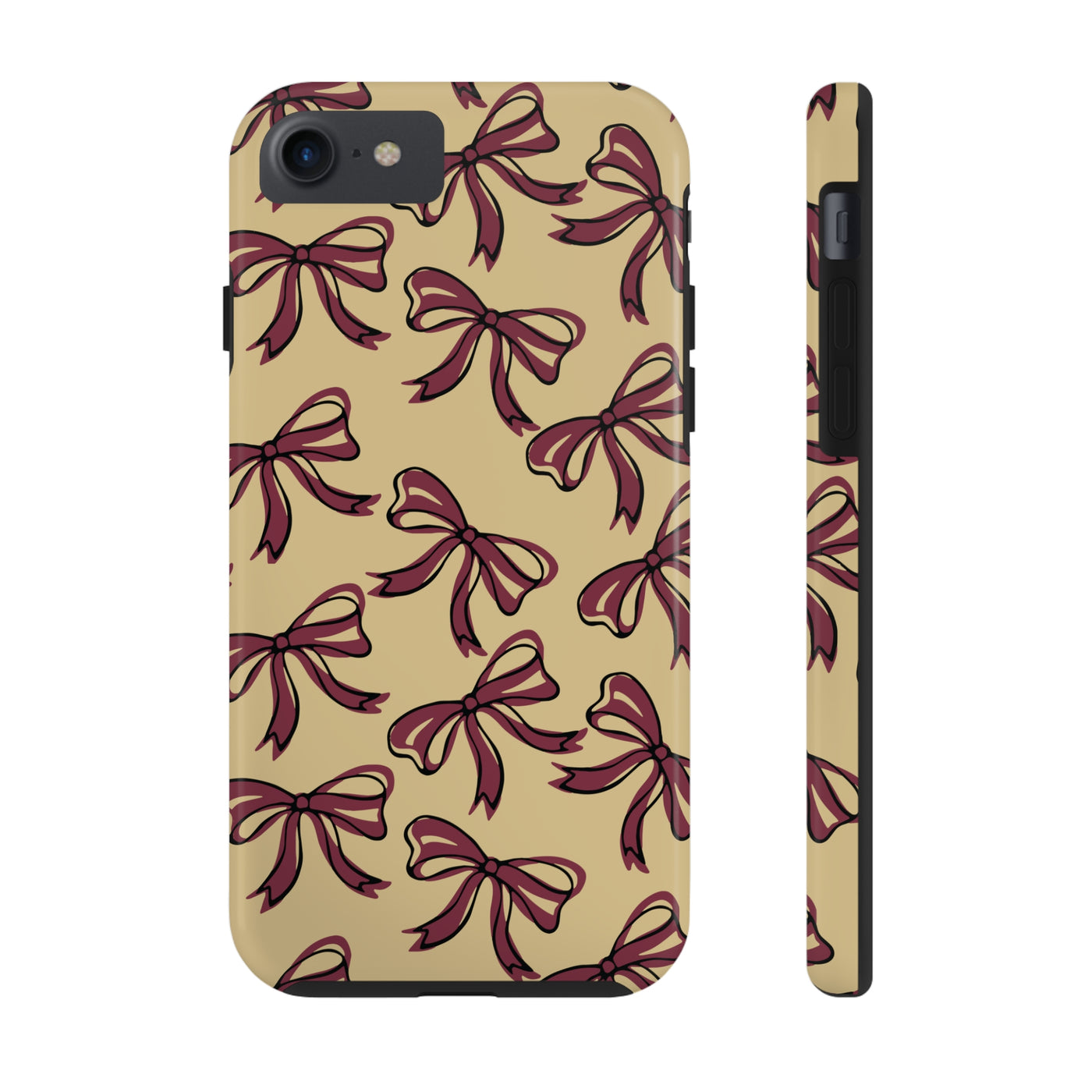 Small Bow FSU Phone Case - Gold