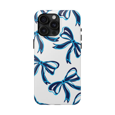 Trendy Bow Phone Case, Bed Party Bow Iphone case, Bow Phone Case, - Villanova, Wildcats, Penn State, UConn,