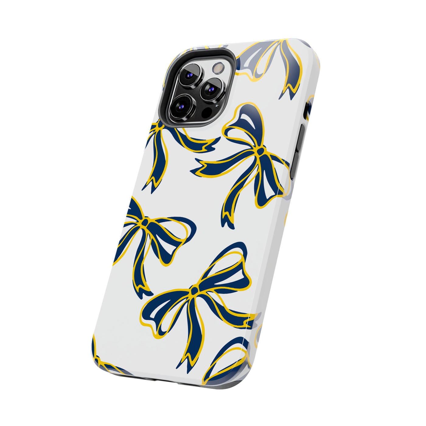 Trendy Bow Phone Case, Bed Party Bow Iphone case, Bow Phone Case, Bow Gifts - Michigan Wolverines - Hail Yeah