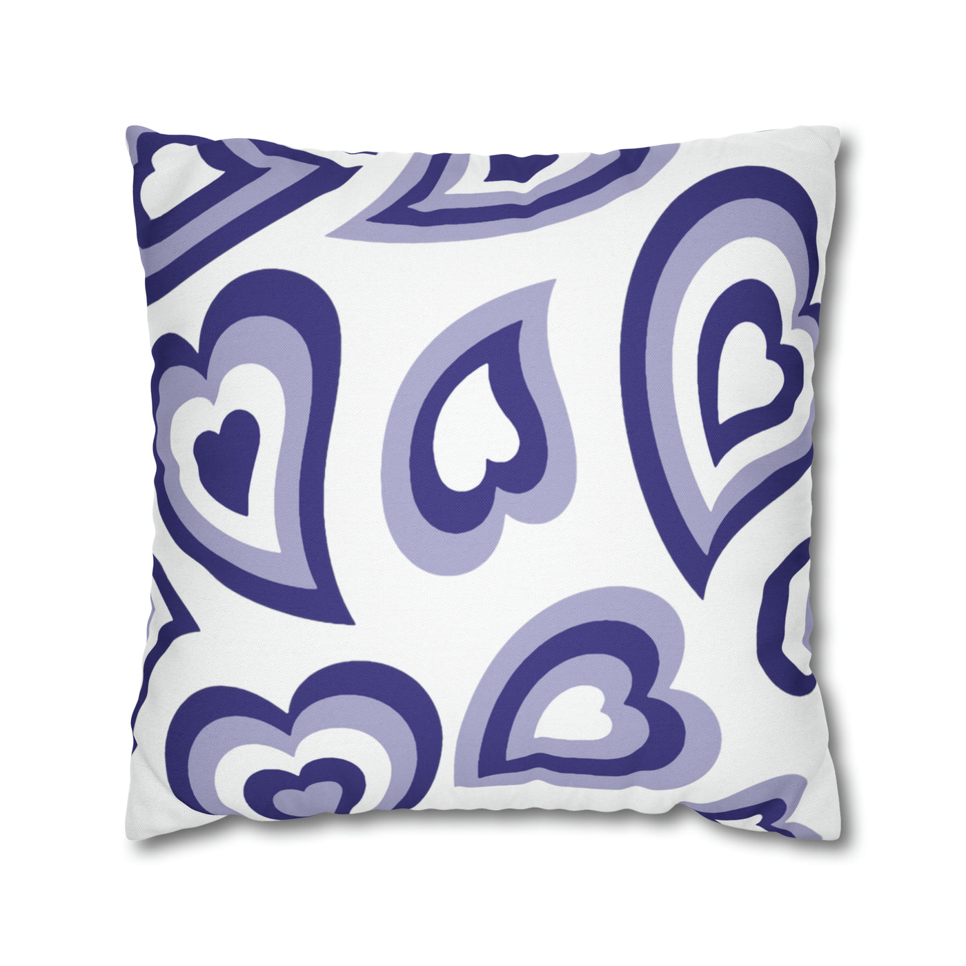 Retro Heart Pillow - Purple & White, Heart Pillow, Hearts, Valentine's Day, Northwestern, Bed Party Pillow, Sleepaway Camp Pillow, Camp
