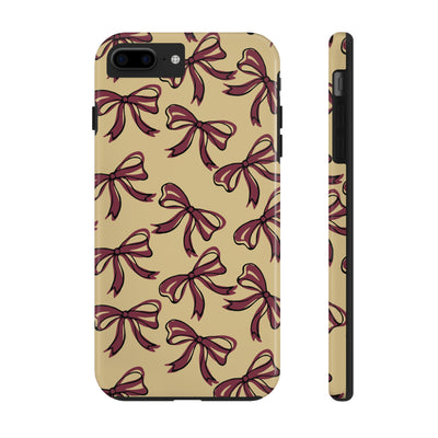 Small Bow FSU Phone Case - Gold