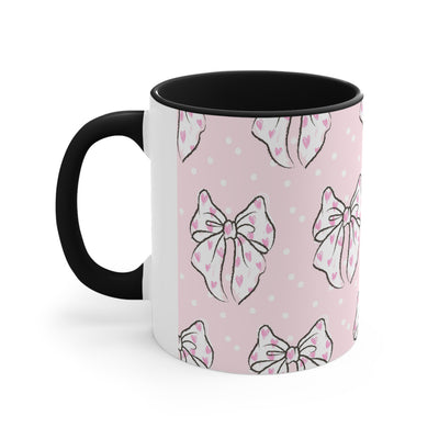 Coquette Pink Bow Ceramic Mug