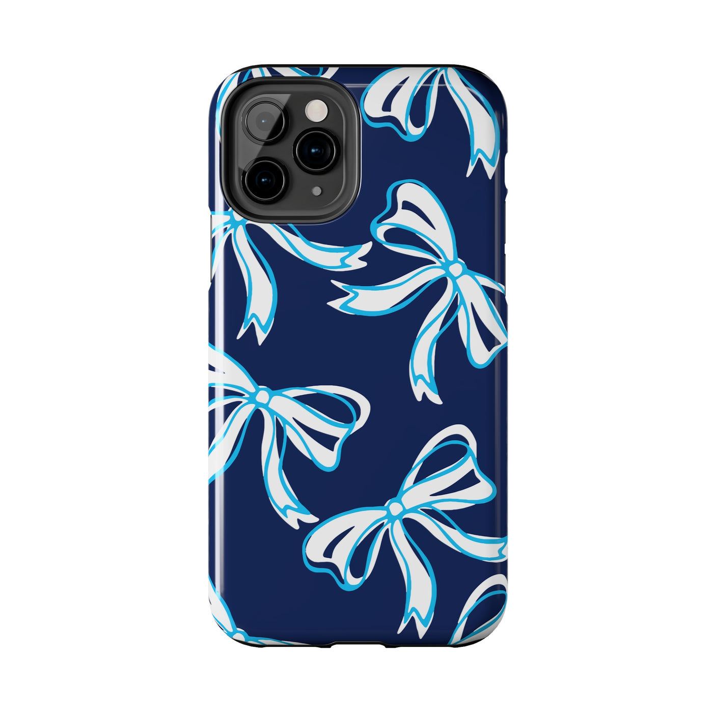 Trendy Bow Phone Case, Bed Party Bow Iphone case, Bow Phone Case, - Villanova, Wildcats, Penn State, UConn,