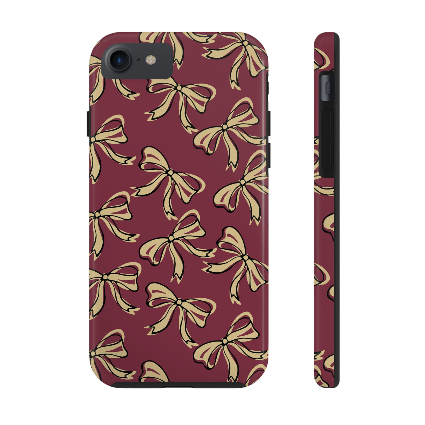 Small Bow FSU Phone Case - Burgandy