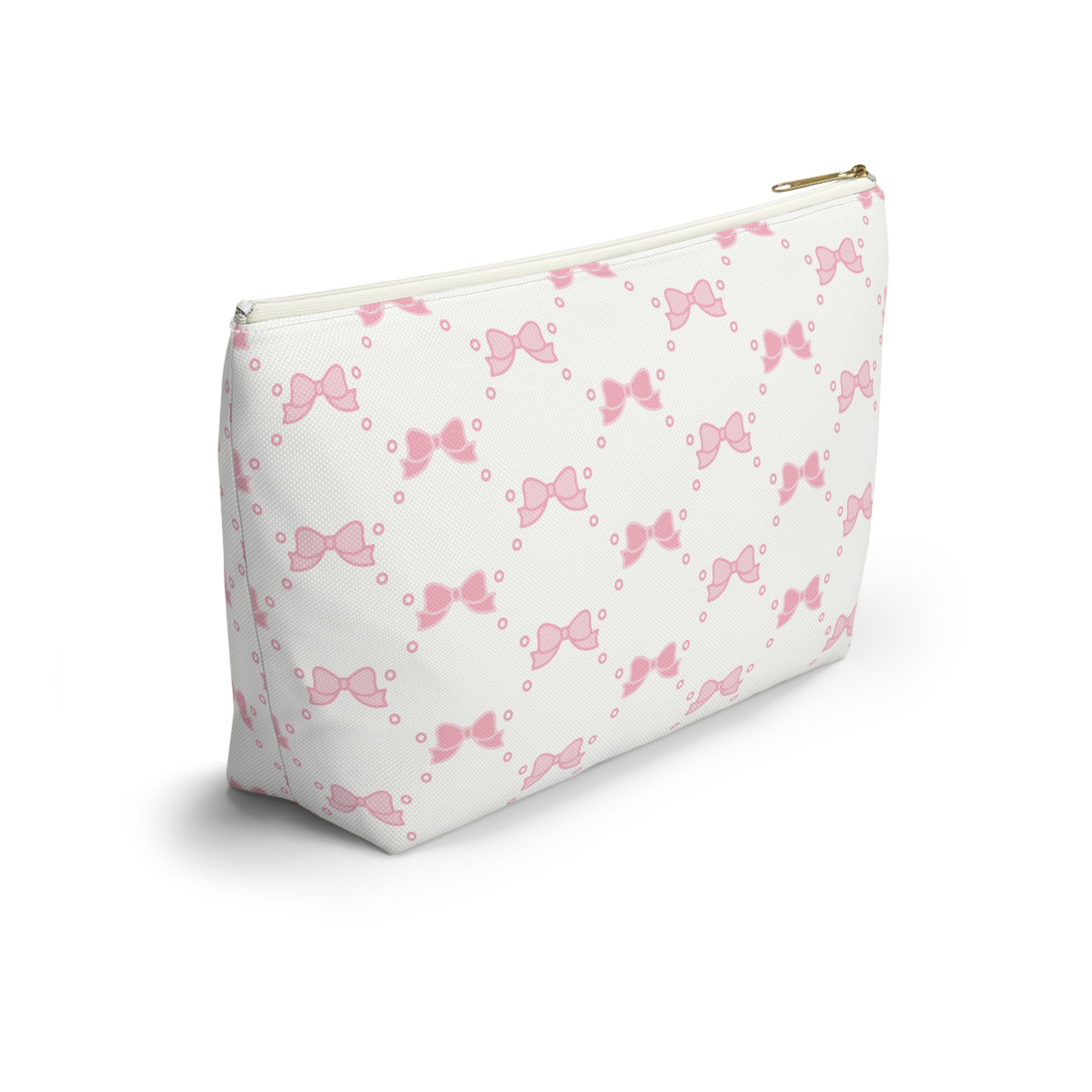 Pink Bow Makeup Bag - Graduation Gift, Bed Party Gift, Acceptance Gift, College Gift, Bow Aesthetic, Pink Bow, Coquette Aesthetic, Coquette