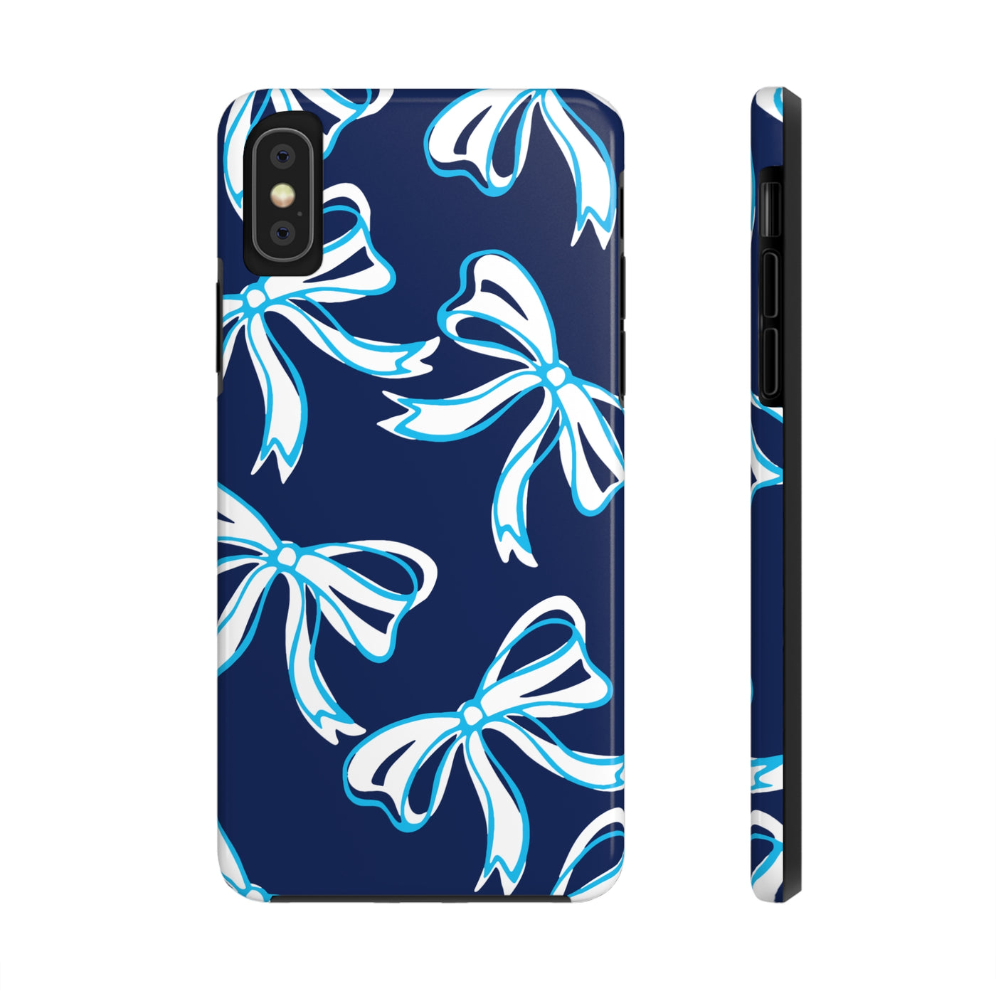 Trendy Bow Phone Case, Bed Party Bow Iphone case, Bow Phone Case, - Villanova, Wildcats, Penn State, UConn,