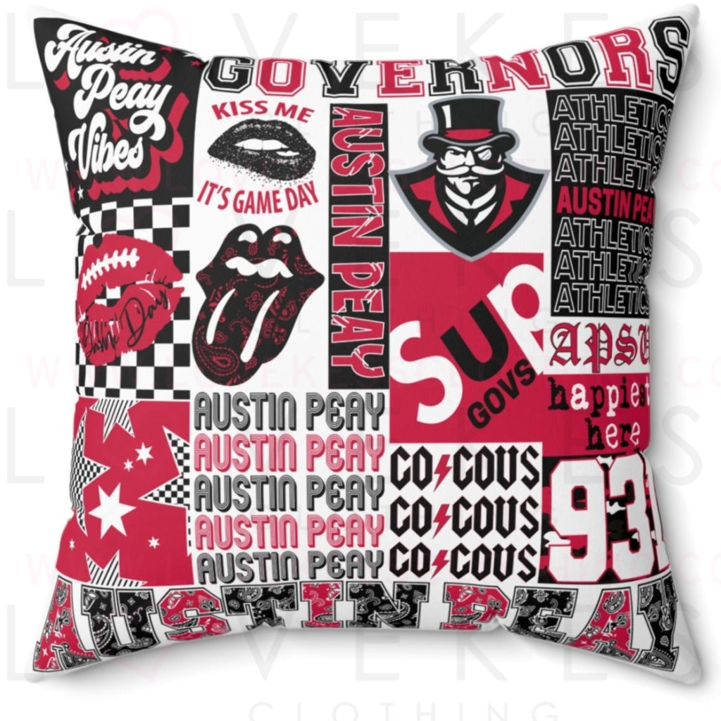 Austin Peay Spirit Bed Party Pillow Cover Only