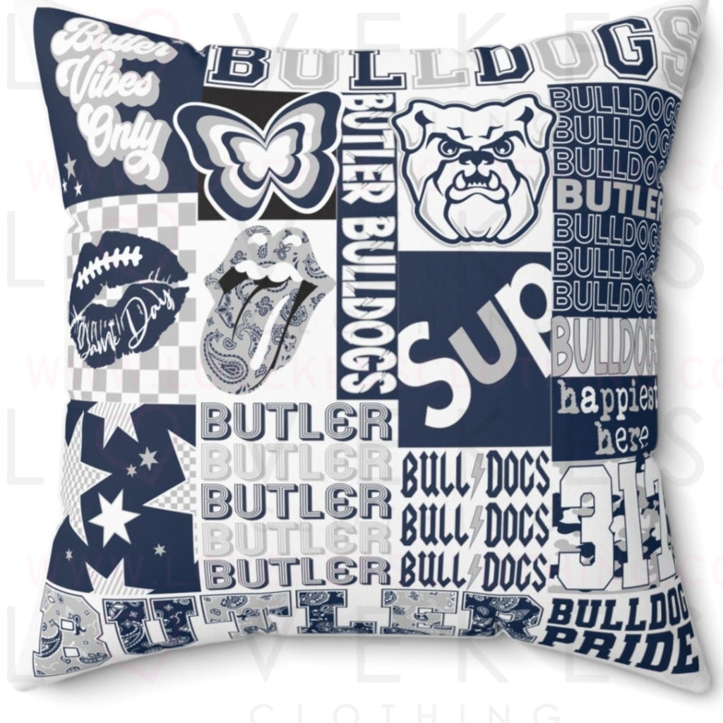 Butler College Spirit Bed Party Pillow Cover Only