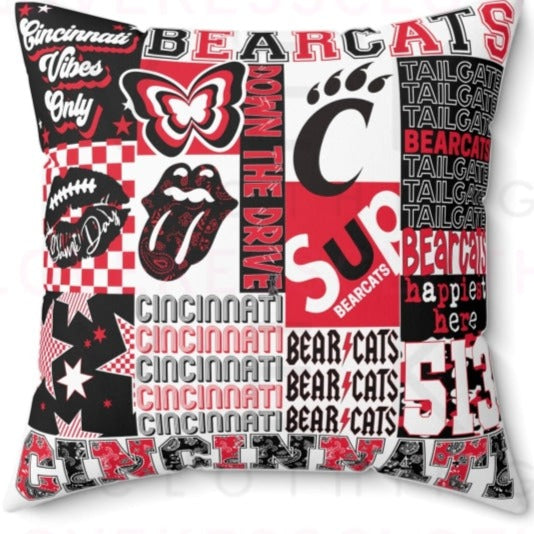 Cincinnati Spirit Bed Party Pillow Cover Only