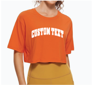 Reppin’ Your College Super Crop Tee