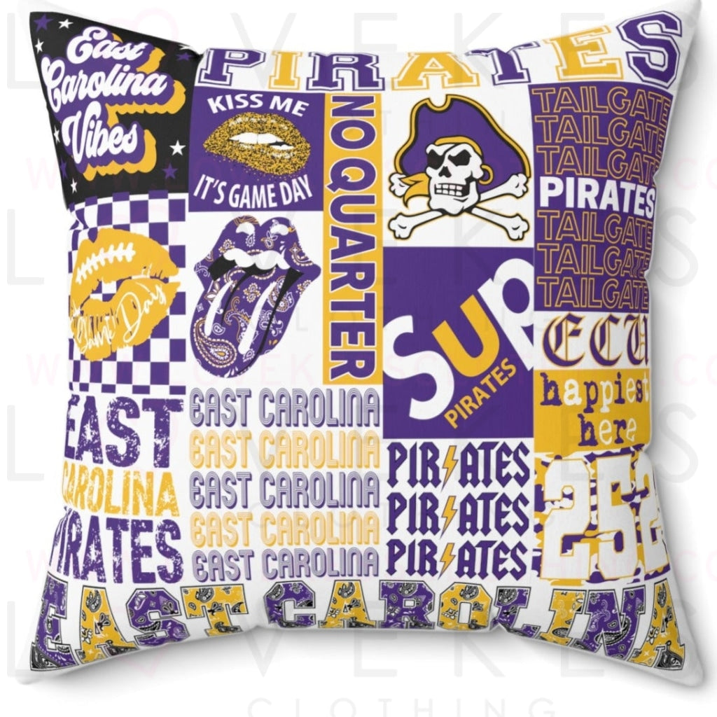 East Carolina College Bed Party Pillow Cover Only