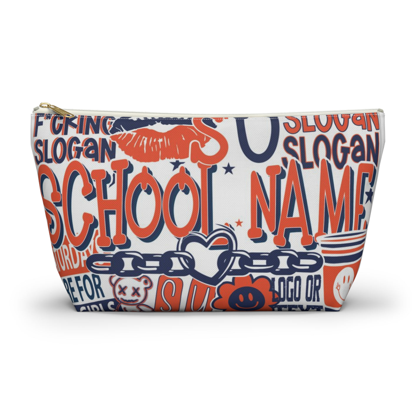 Copy of Customize Your Own Funky College Makeup Bag