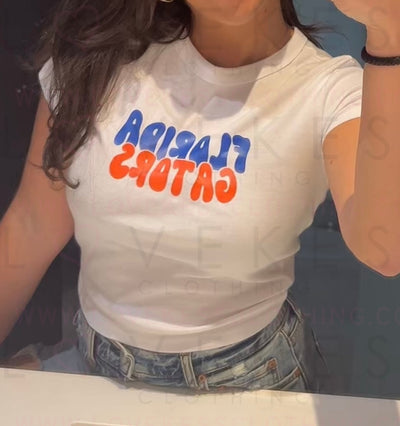 Bubble Besties Crop Baby Tee