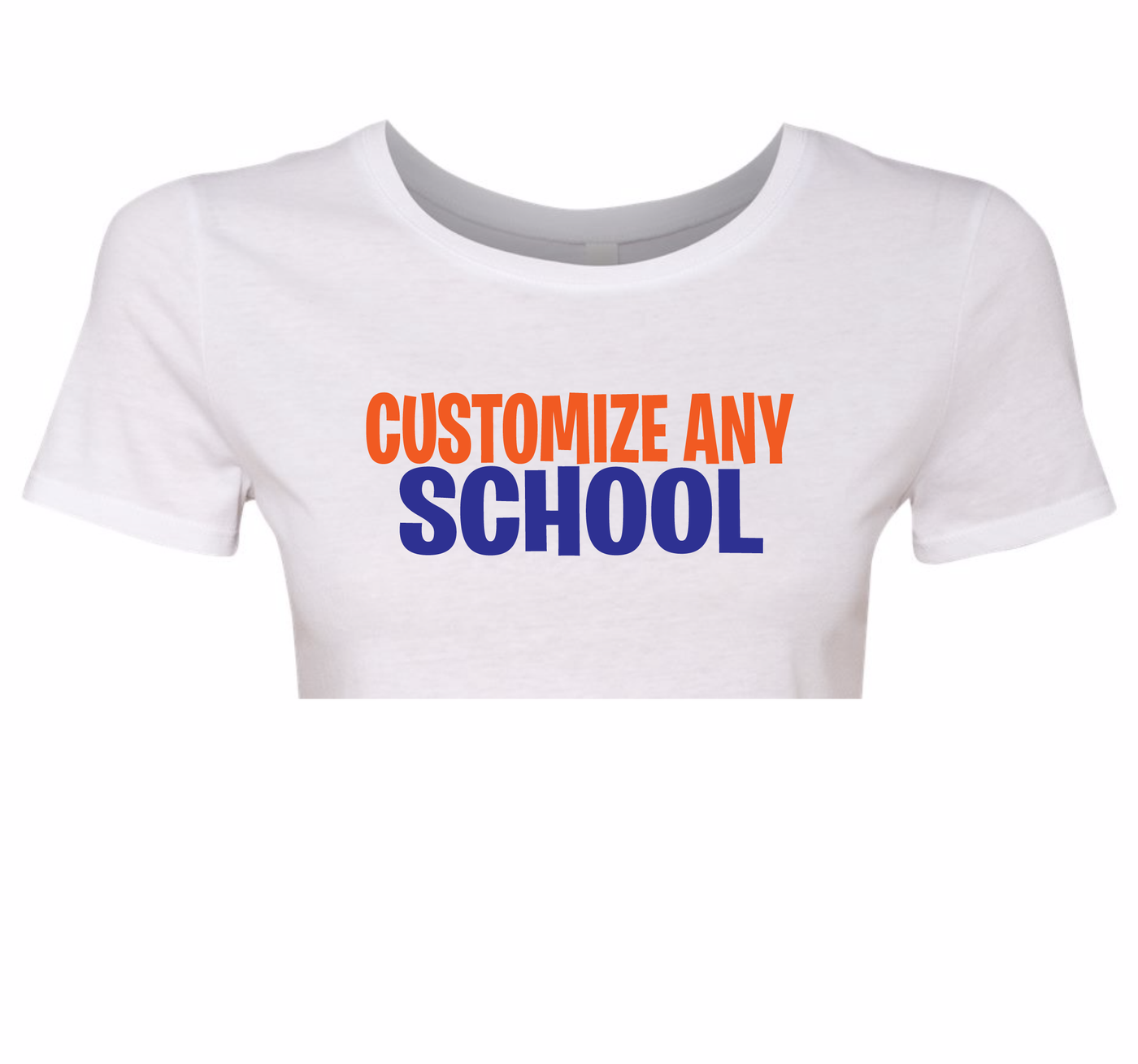Customize Your Own School Crop Top