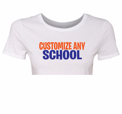 Customize Your Own School Crop Top