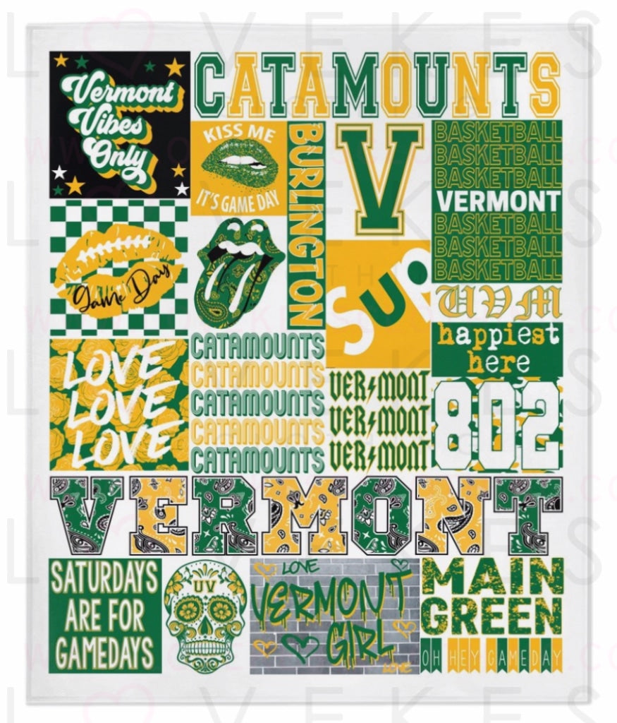 University of Vermont College Blanket