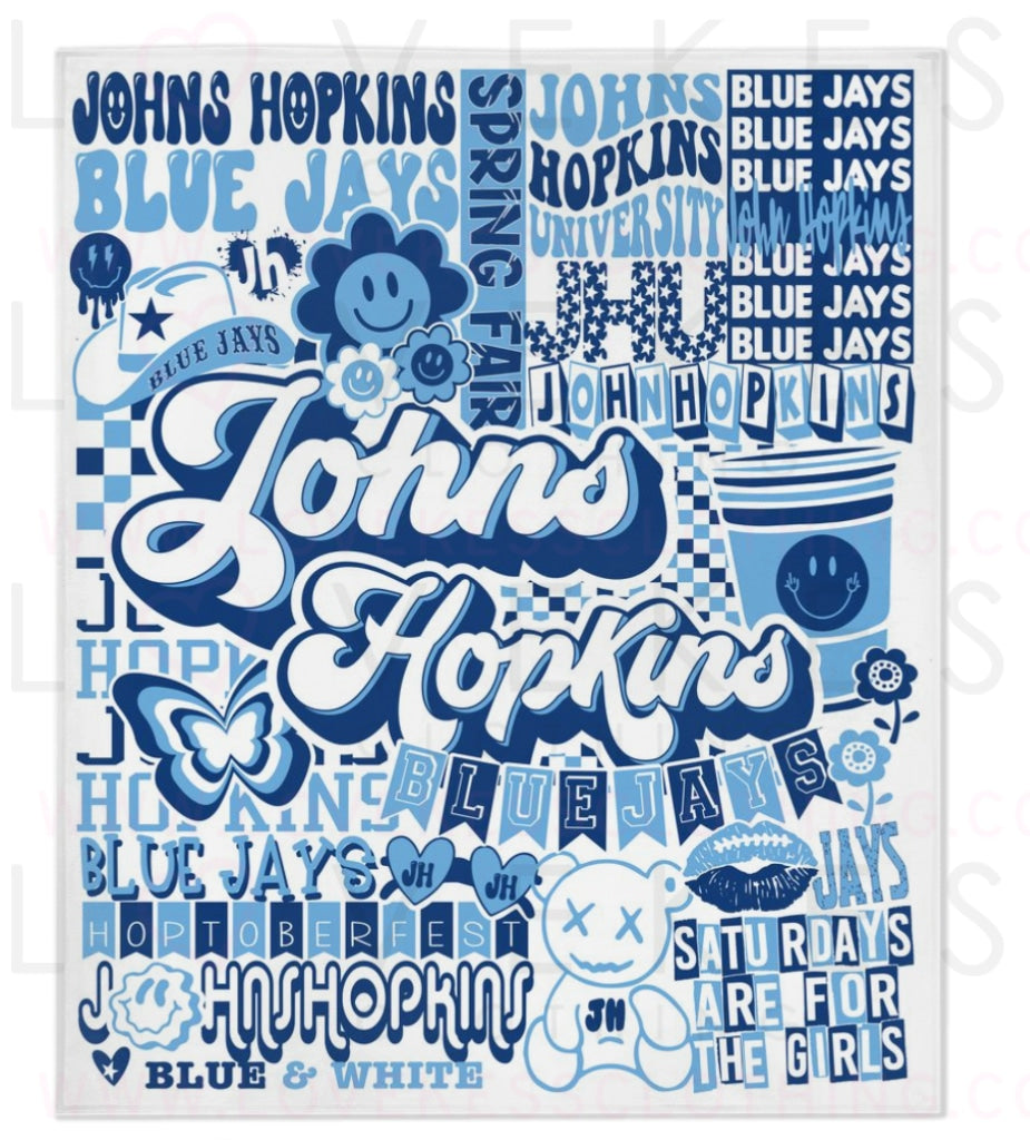 Johns Hopkins University Y2K College Blanket