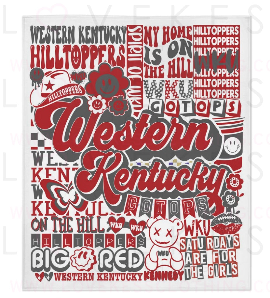 Western Kentucky University Y2K College Blanket