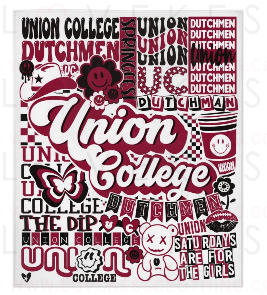 Union College Y2K College Blanket