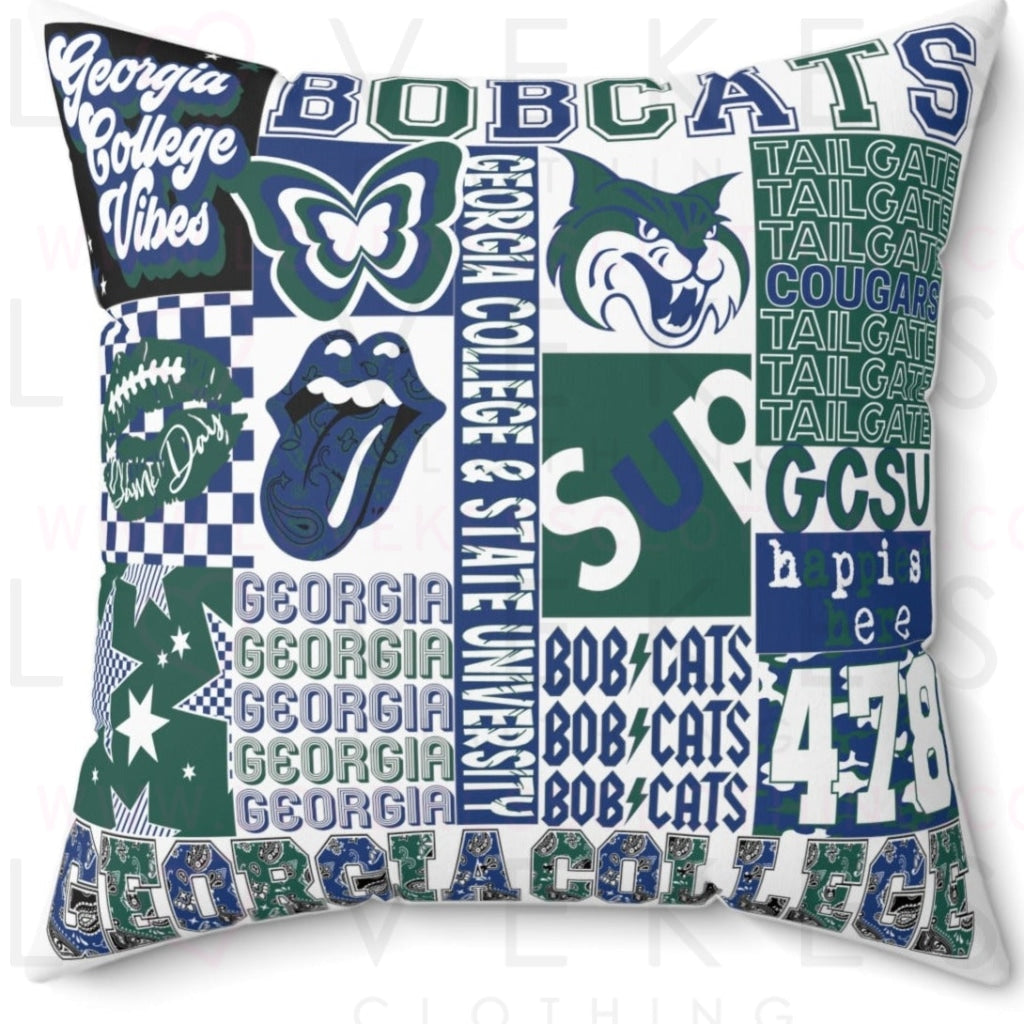 Georgia College Pillow Cover