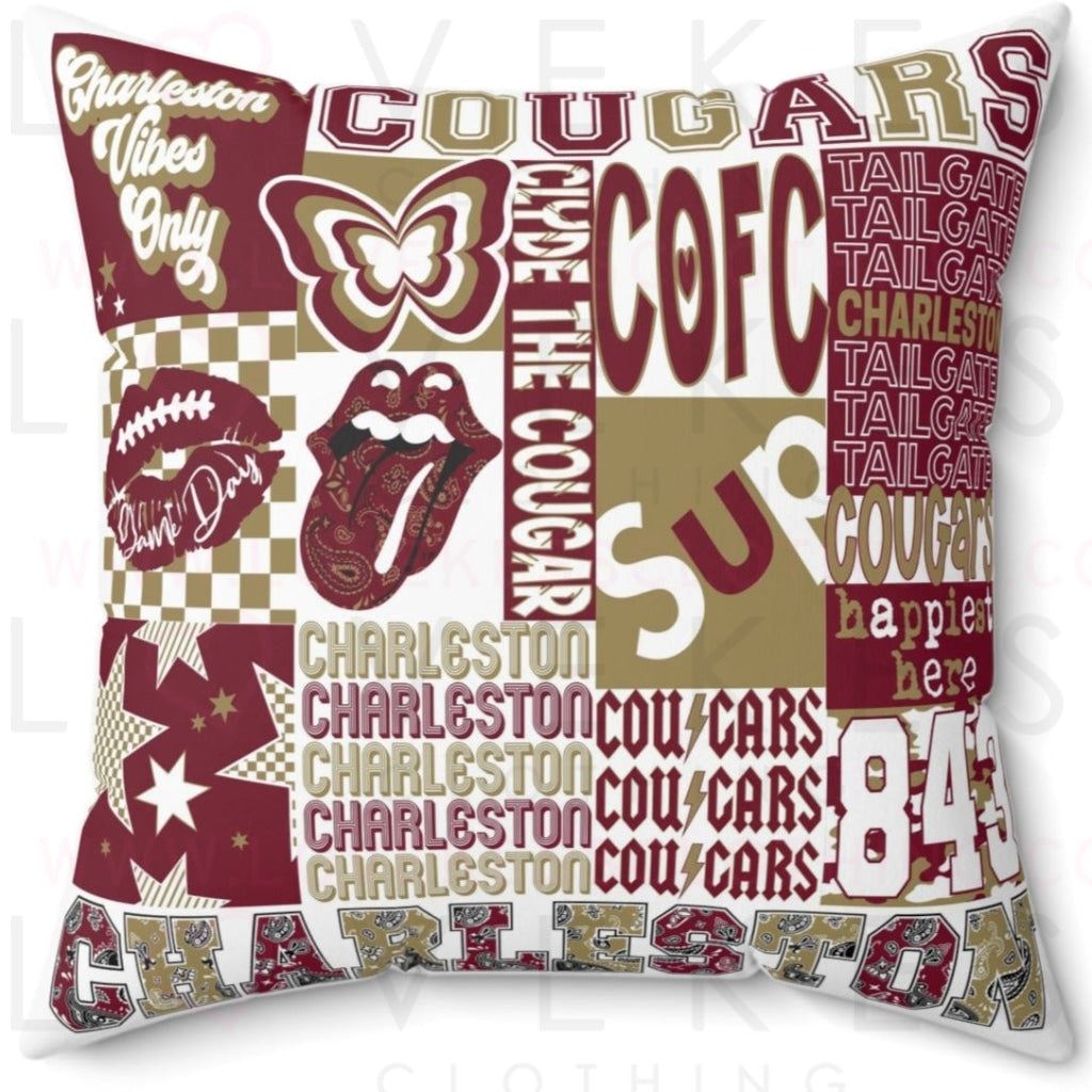 College of Charleston Pillow Cover