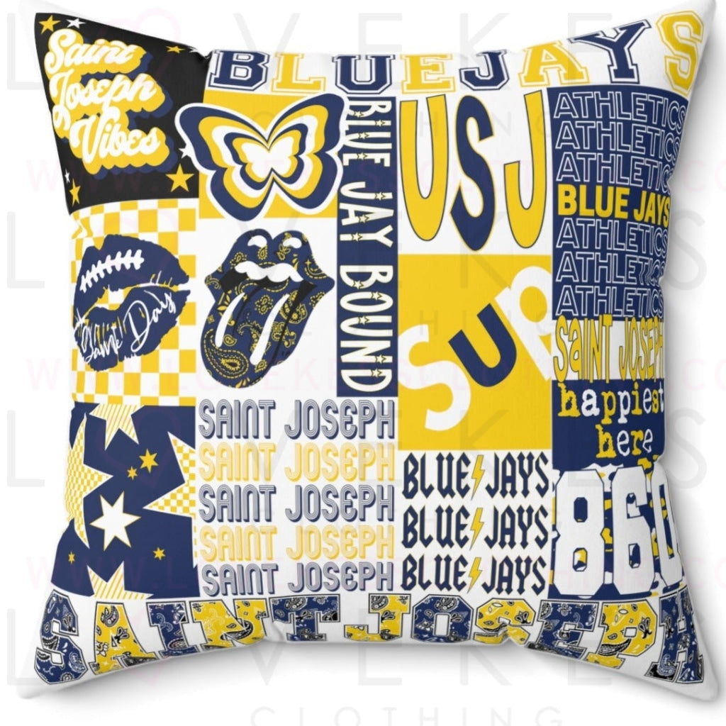 University of Saint Joseph Spirit Bed Party Pillow Cover Only