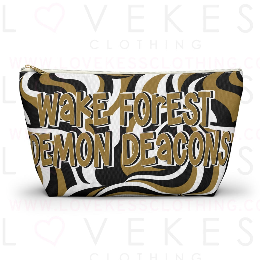 Wake Forest Demon Deacons Retro Makeup Bag