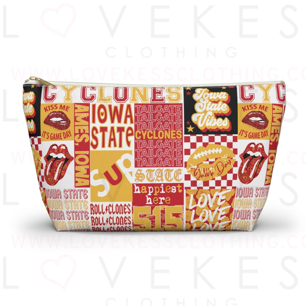 Iowa State Makeup Bag