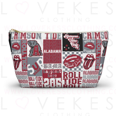 Alabama Bed Party Essentials Set - Blanket, Pillow & Makeup Bag