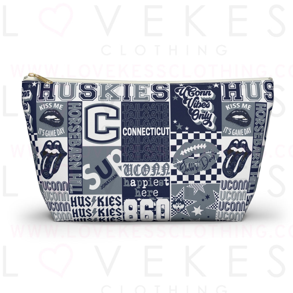 UConn Huskies Makeup Bag