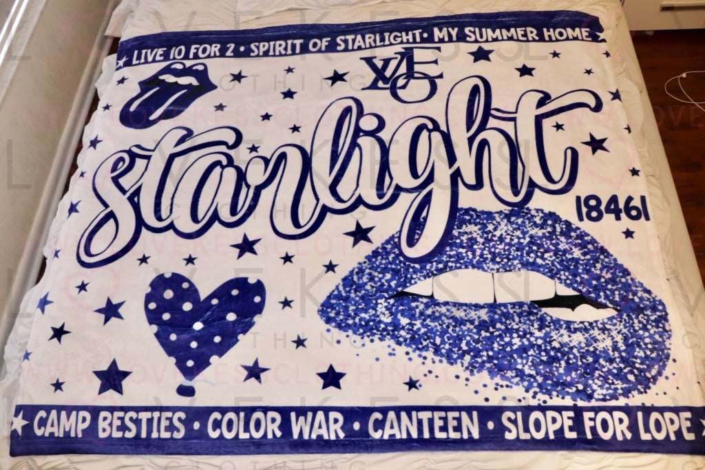 Camp Starlight Fleece Blanket - lovekess - clothing