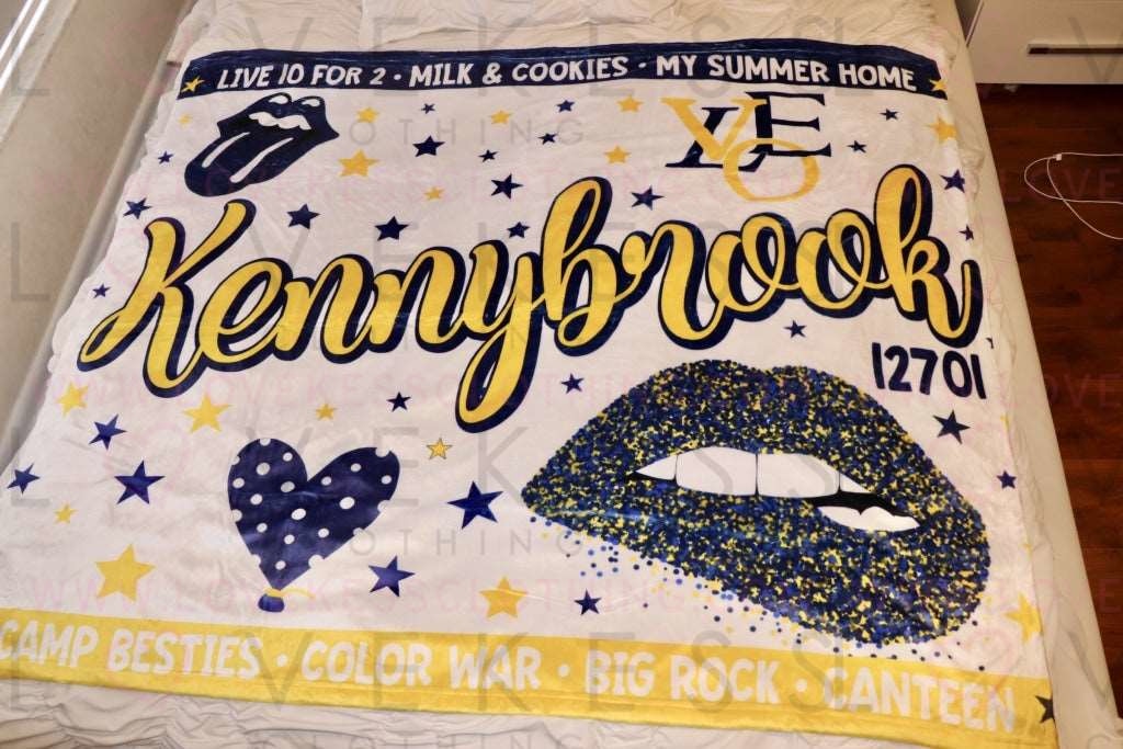 Camp Kennybrook Fleece Blanket - lovekess - clothing