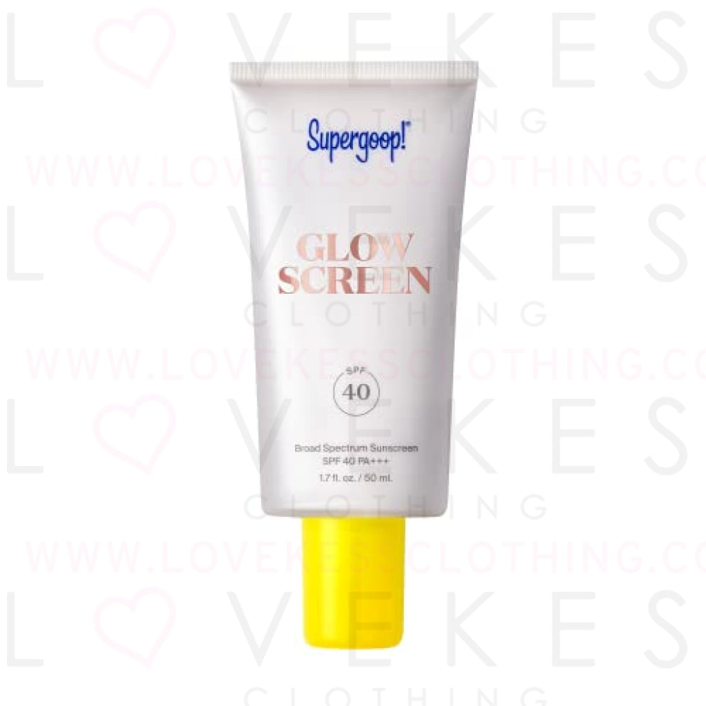 Supergoop! Glowscreen - SPF 40-1.7 fl oz - Glowy Primer + Broad Spectrum Sunscreen - Adds Instant Glow - Helps Filter Blue Light - Boosts Hydration with Hyaluronic Acid, Vitamin B5 & Niacinamide