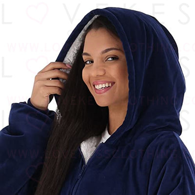 THE COMFY Original Quarter-Zip | Pennsylvania State University Logo & Insignia | Oversized Microfiber & Sherpa Wearable Blanket with Zipper, Seen On Shark Tank, One Size Fits All