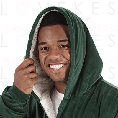 THE COMFY Original Quarter-Zip | Michigan State University Logo & Insignia | Oversized Microfiber & Sherpa Wearable Blanket with Zipper, Seen On Shark Tank, One Size Fits All